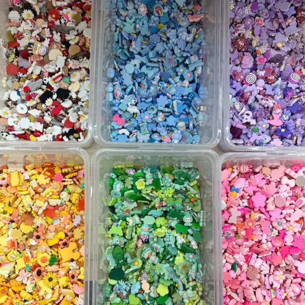 60+ Multi Color Flatback Charms, Kawaii Decoden Cabochons